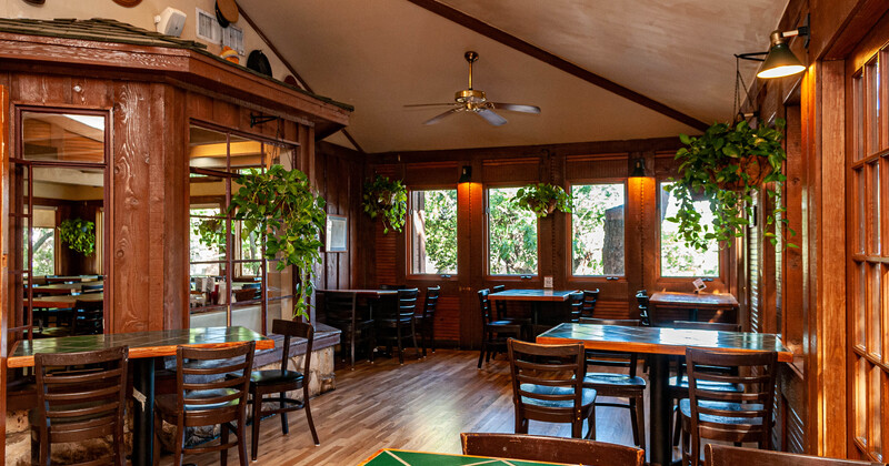 Interior dining area