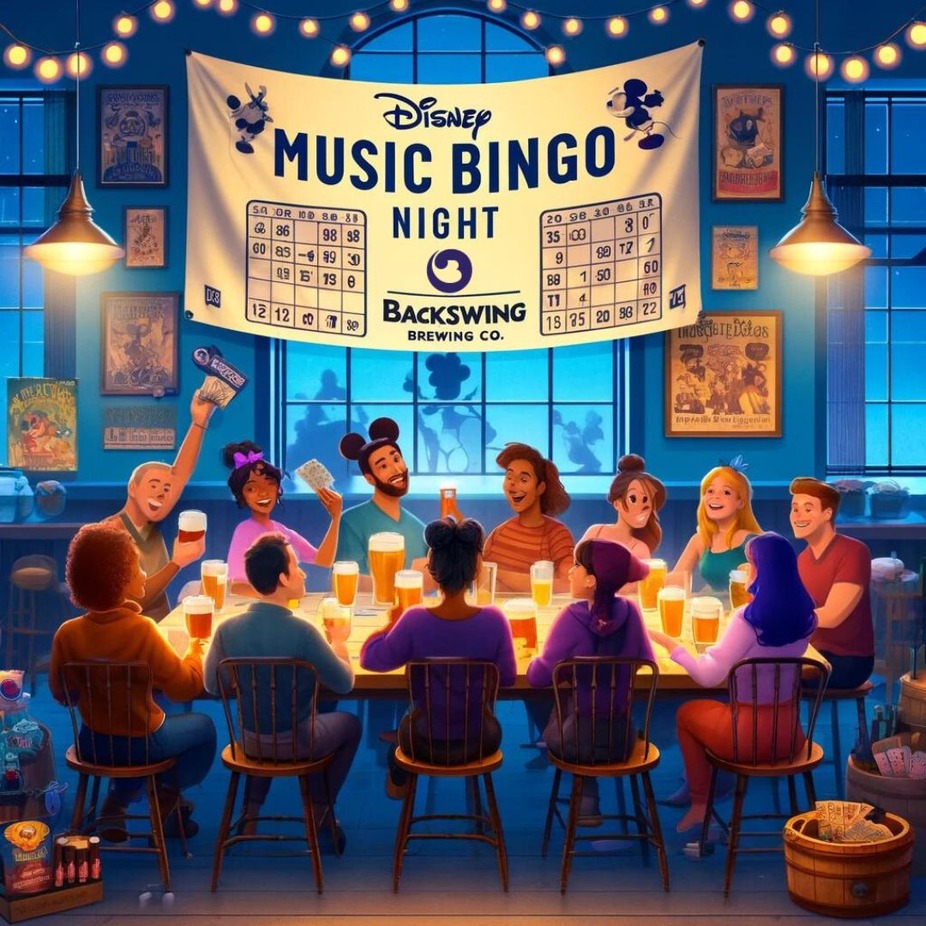 Disney Music Bingo at Backswing Brewing Co. (Lincoln) event photo