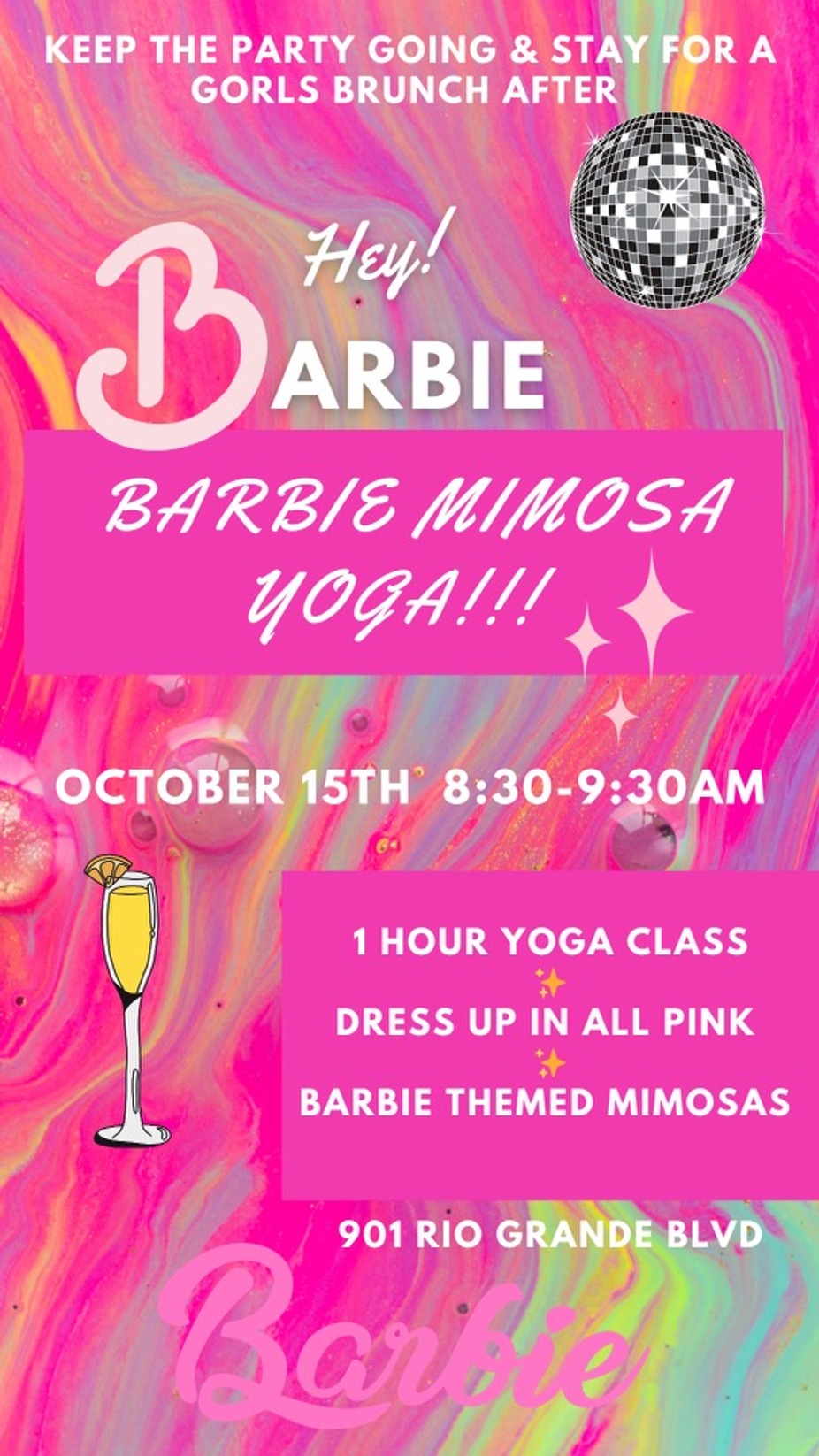 Barbie Yoga! event photo