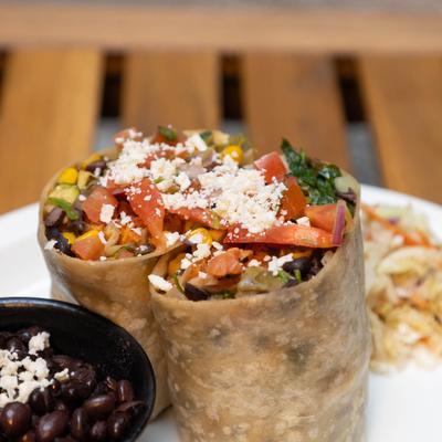 Veggie burrito.