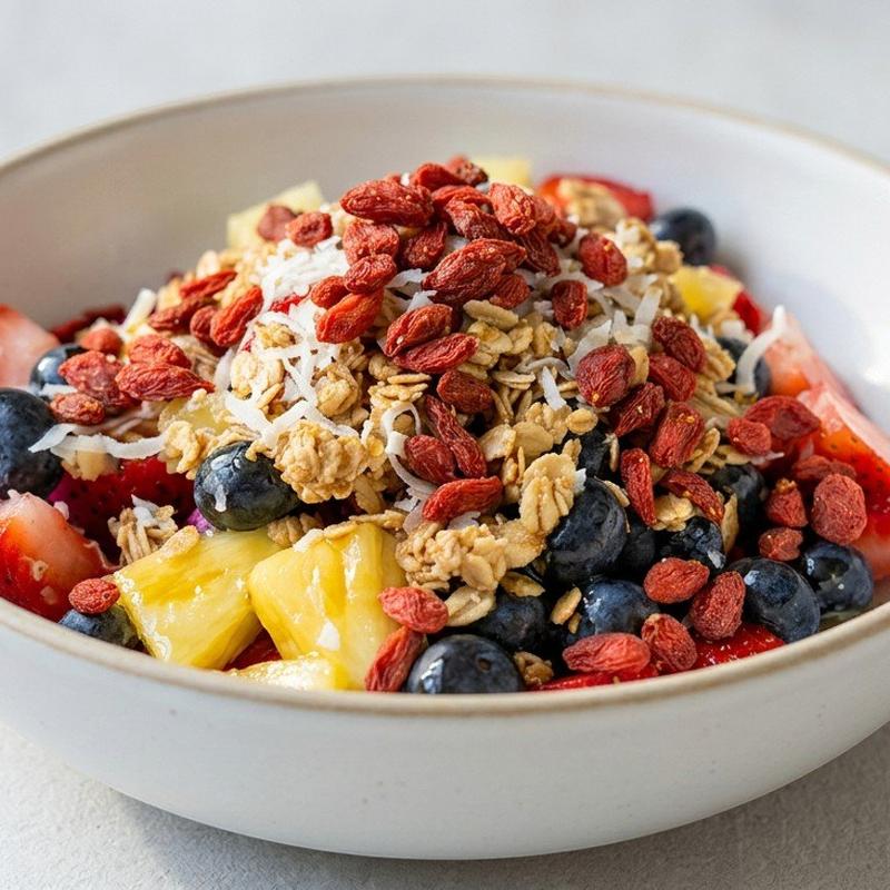 menu item 13 of 50, Pink Fruit Bowl