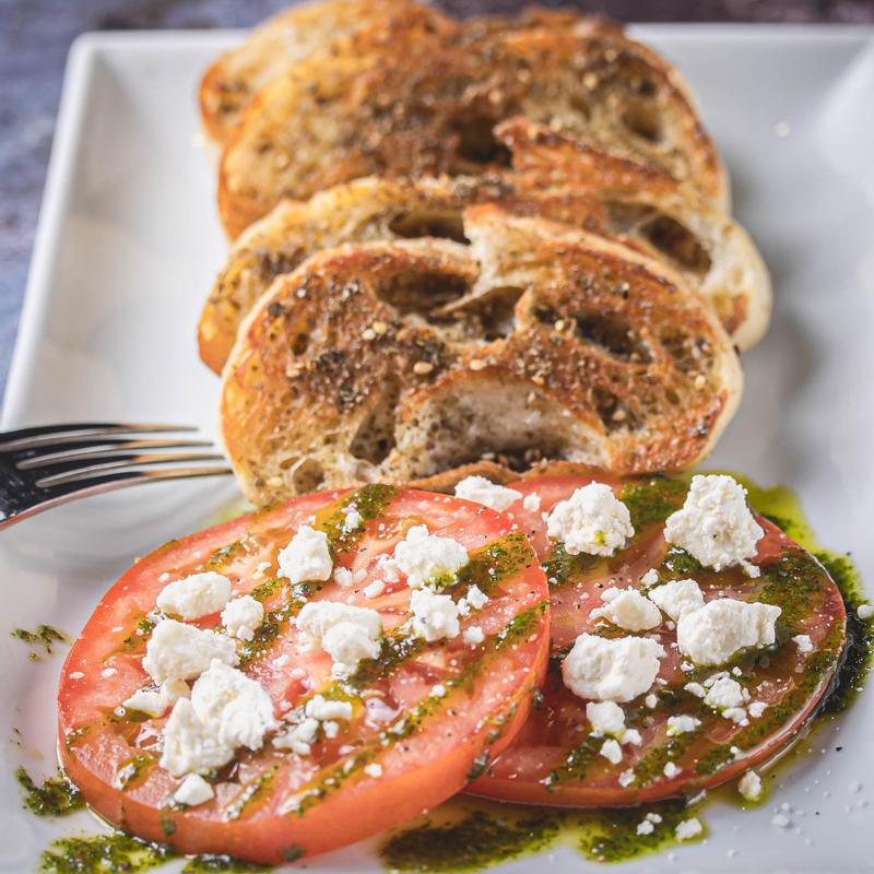 Sourdough / Tomato / Hummus/Feta photo