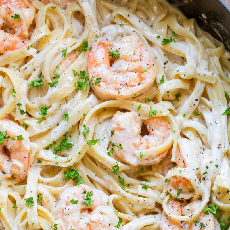 Shrimp Linguine Alfredo photo
