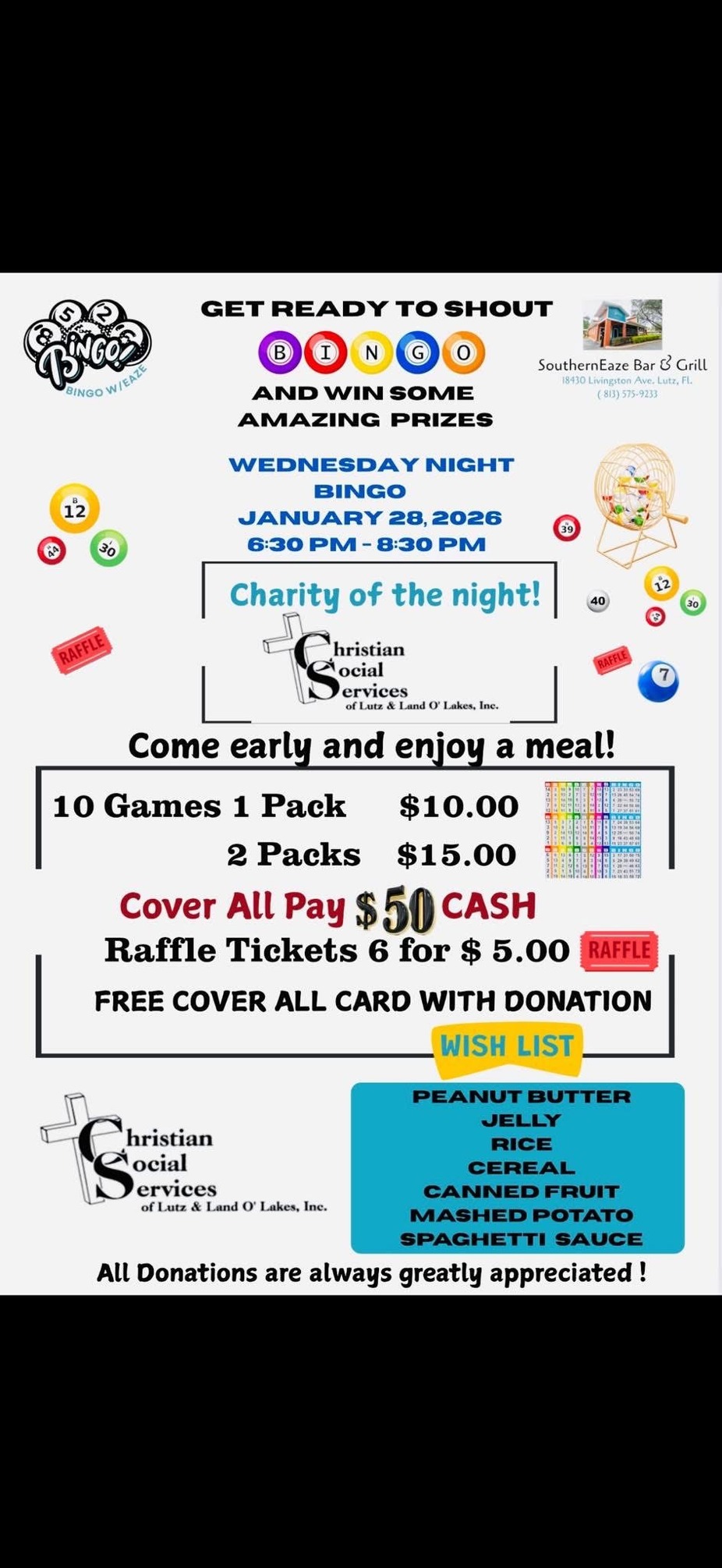 Charity Bingo event photo