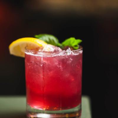 Winter Hibiscus cocktail.