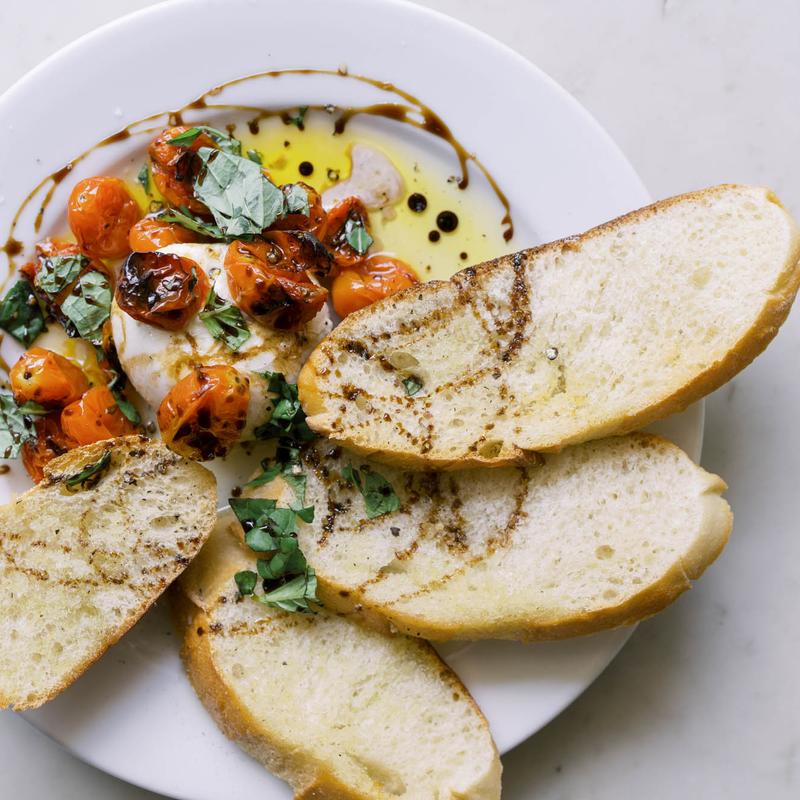 Burrata & Roasted Cherry Tomato Plate photo