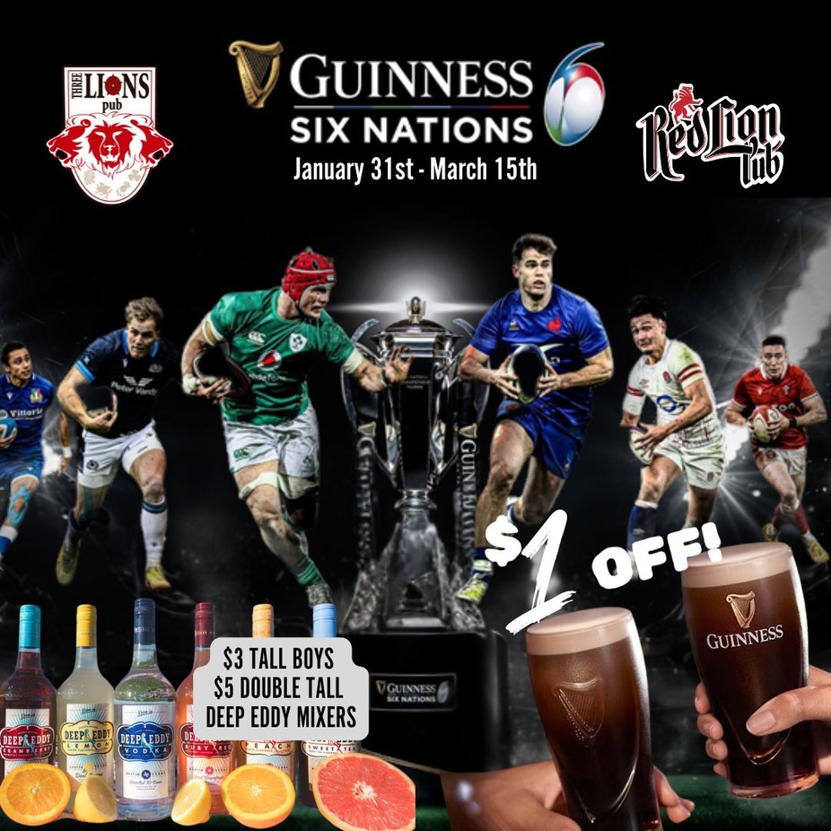 Six Nations Rugby Tournament at Three Lions Pub event photo