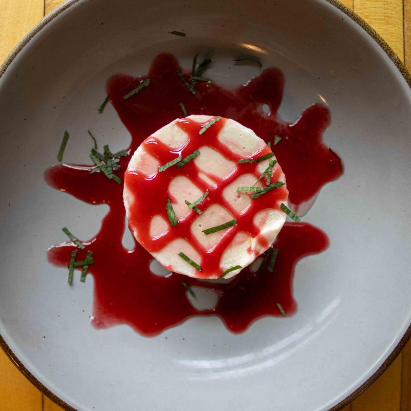 menu item 21 of 22, Coconut Cashew Cheesecake