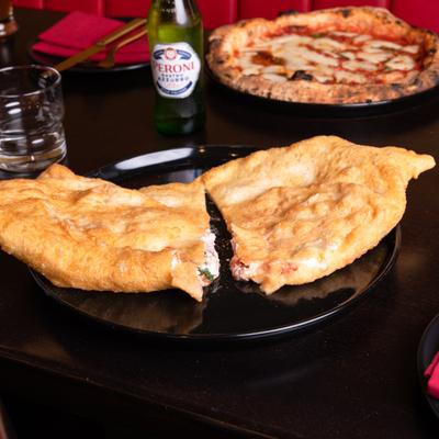 Fried pizza.