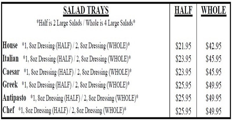 Catering Menu Part 2