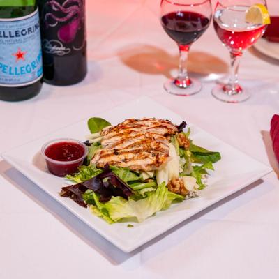 Grilled chicken salad.