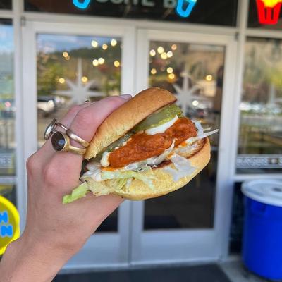 Spicy chicken sandwich.