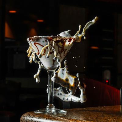 Splashing cocktail.