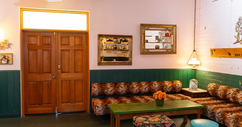 Interior, seating place, couch, armchairs