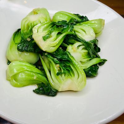 Stir-fried Chinese vegetabke.