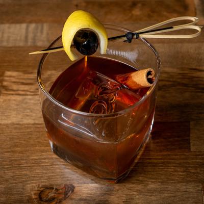 Old Fashioned cocktail.