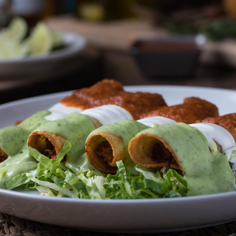 menu item 19 of 54, Chicken Flautas