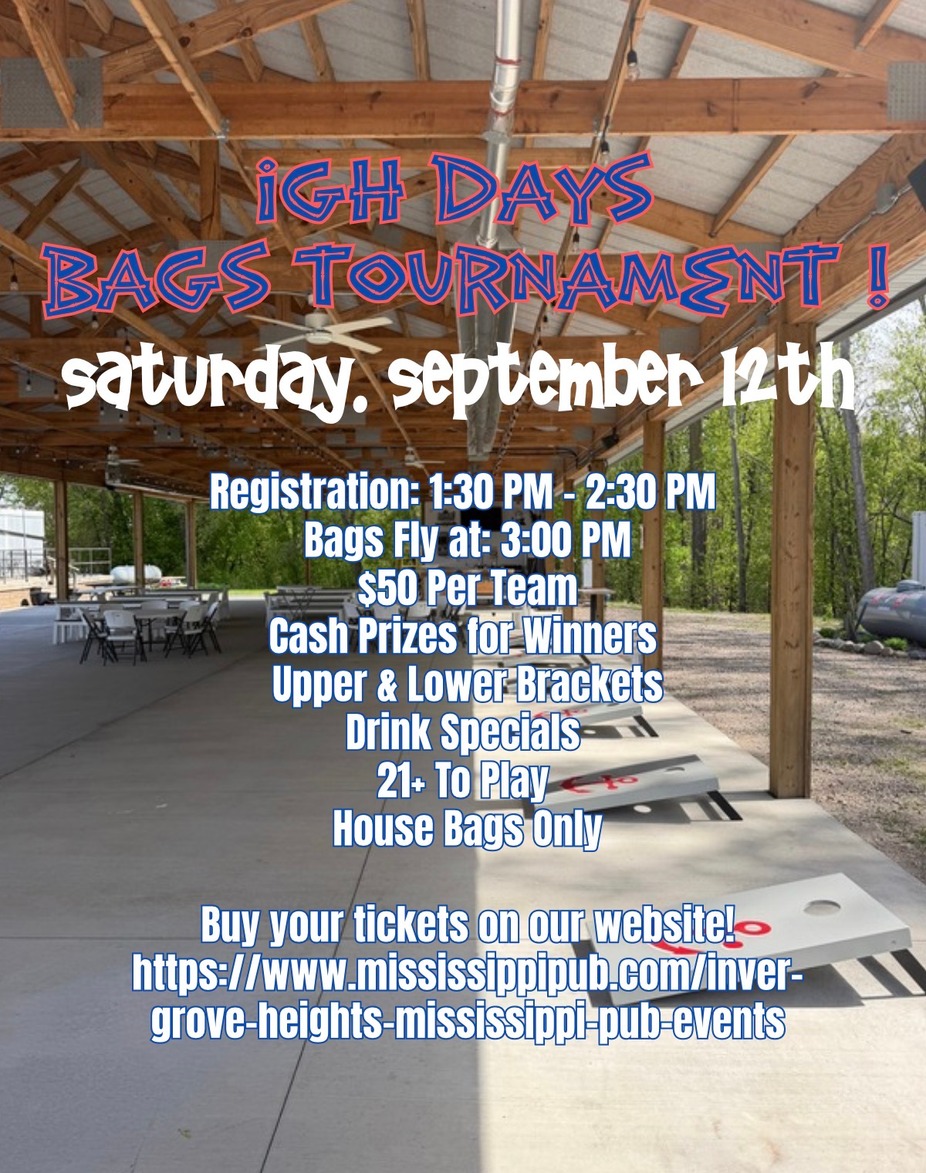 IGH DAYS BAGS TOURNAMENT! event photo