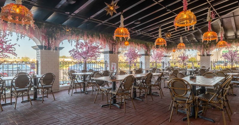 Exterior, patio, seating area