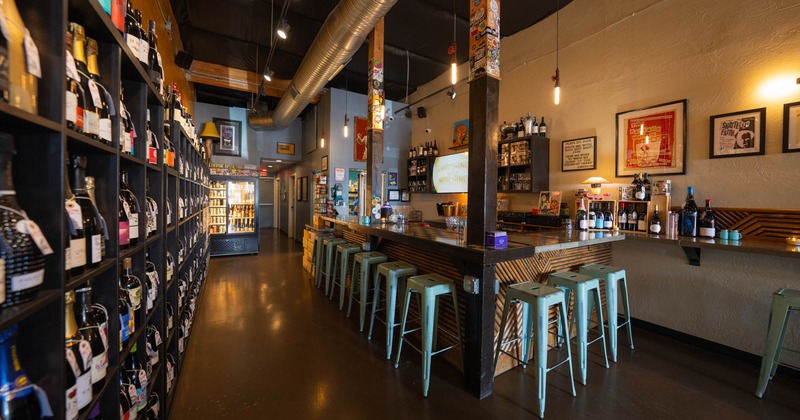 interior, bar area with chairs