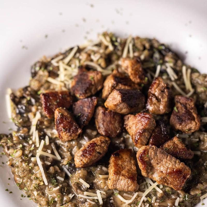 Steak and Mushroom Risotto photo