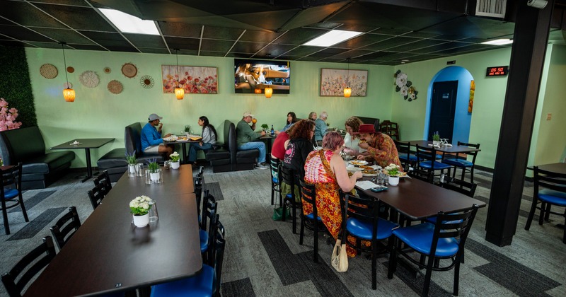 Interior, seating area