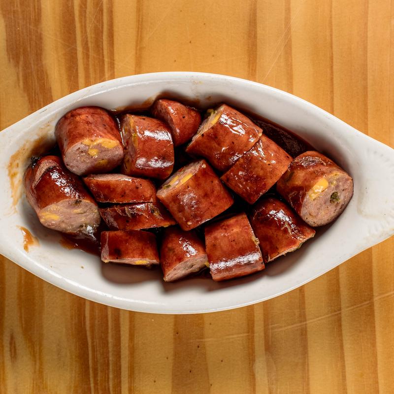 menu item 1 of 45, Homemade Jalapeno Cheddar Hotlinks