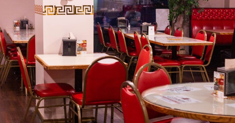 Interior, dining area