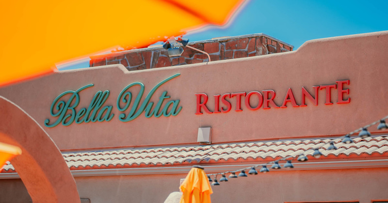 Restaurant wall sign