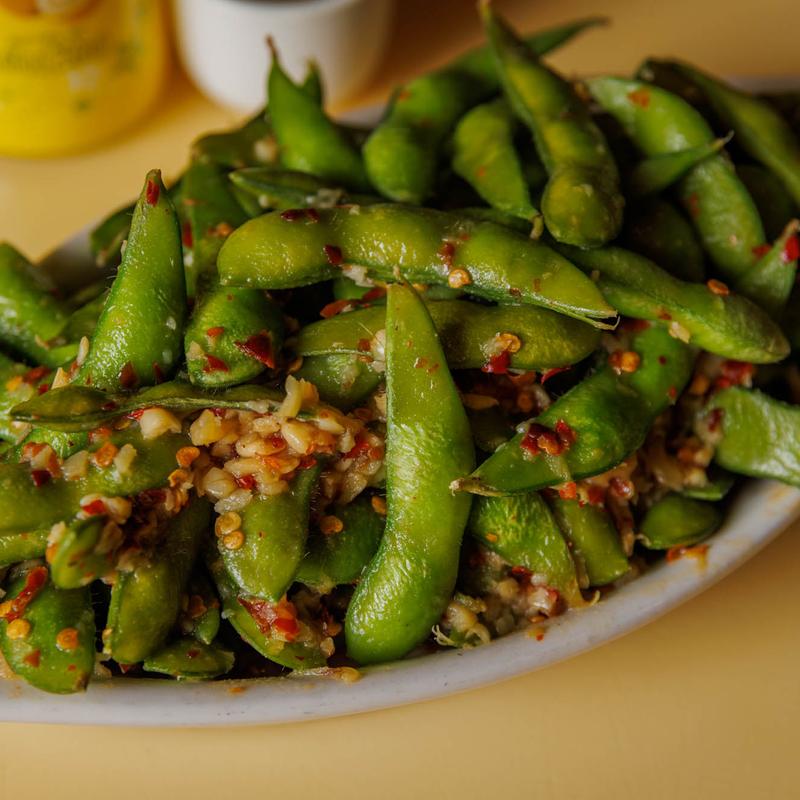 Spicy Garlic Edamame photo