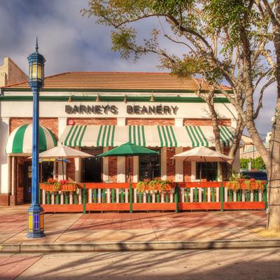 The exterior of Barney's Beanery Westwood