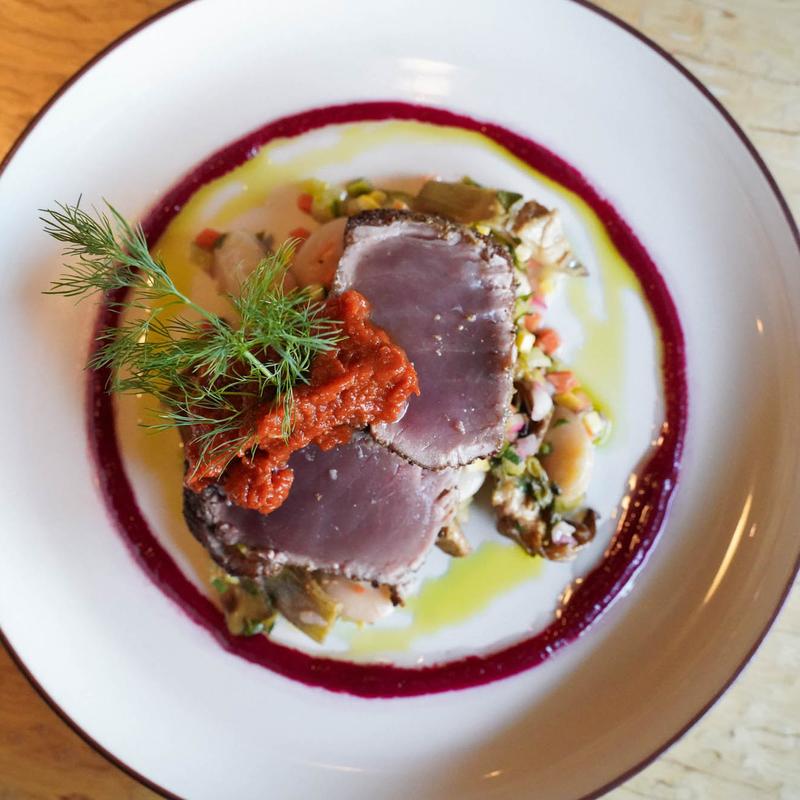 menu item 6 of 6, Fennel Dusted Tuna