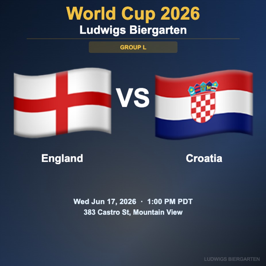 World Cup 2026: England vs Croatia | Group L event photo