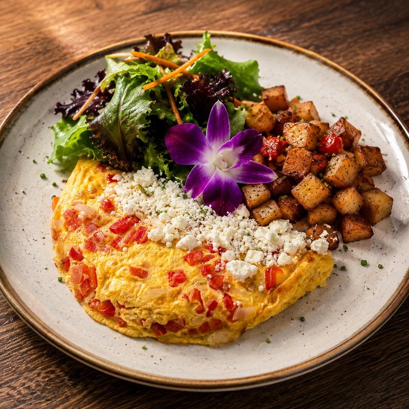 Greek omelette photo