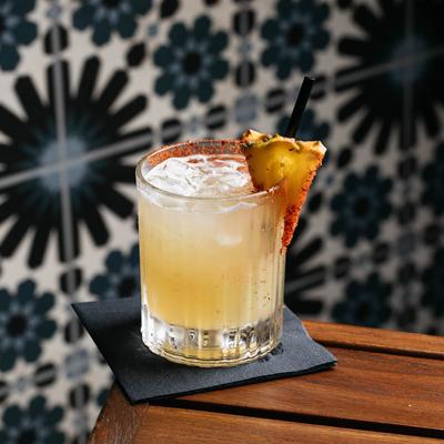 Spicy pineapple margarita.