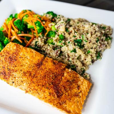 Grilled Atlantic Salmon photo