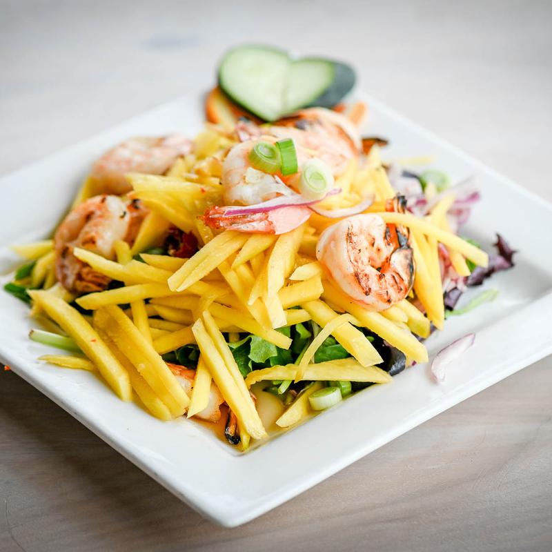 Spicy Mango Salad with Shrimp photo