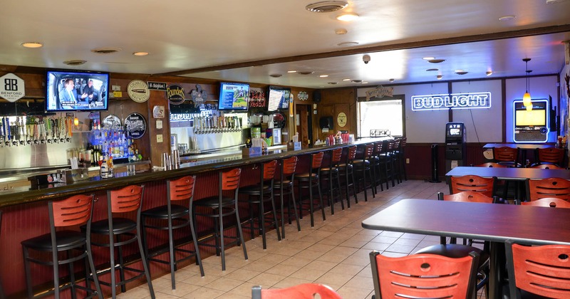 Interior, bar area