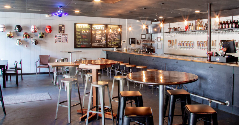 Interior, dining area