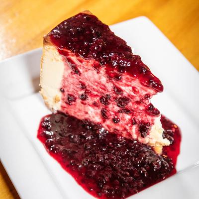 Drunken cheese cake.