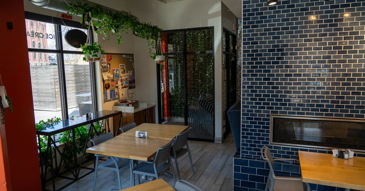 Interior, seating place near window