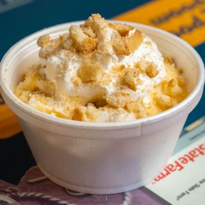 Homemade banana pudding.