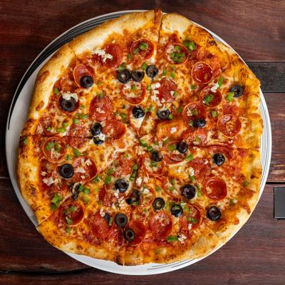 Jalapeno and Pepperoni Pizza