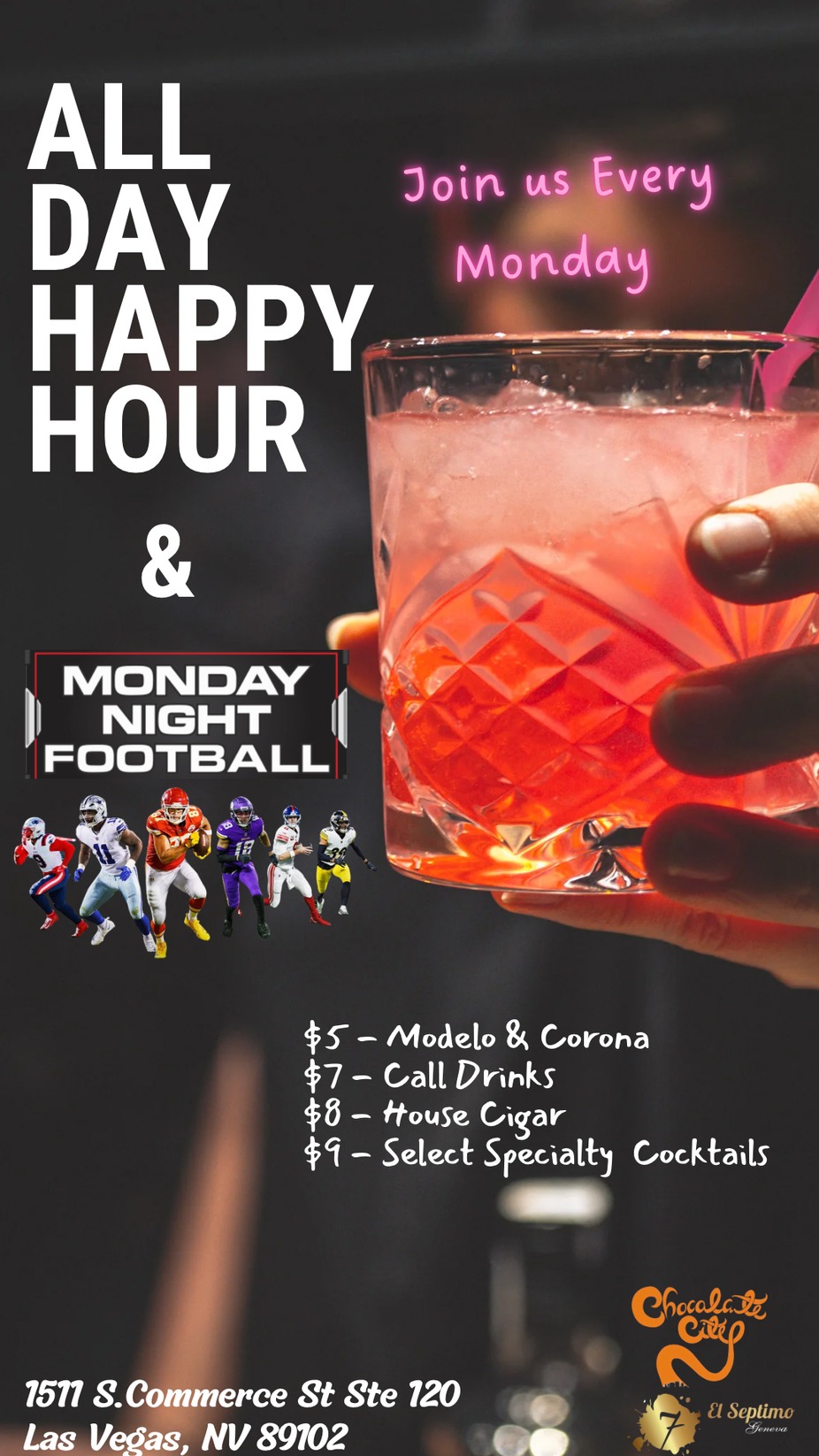All Day Happy Hour and Monday Night Football event photo
