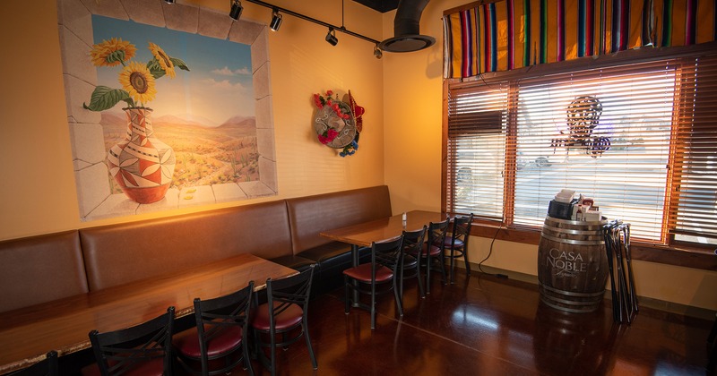 Interior, dining area
