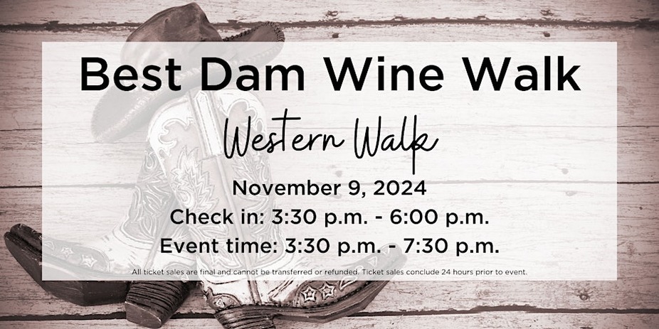 Best Dam Wine Walk event photo