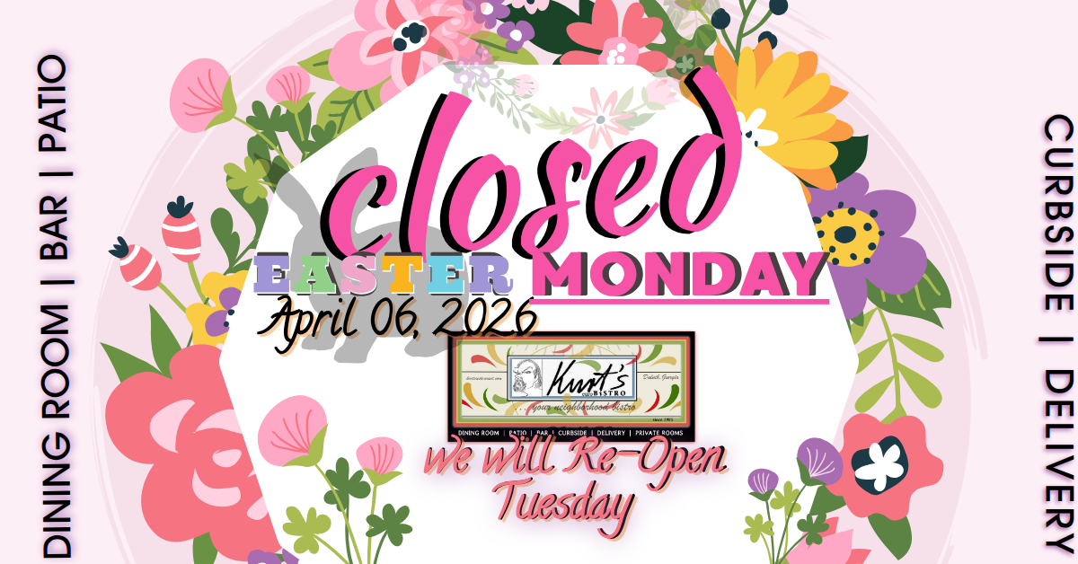 SIGN SHOWING THAT BUSINESS IS CLOSED MONDAY