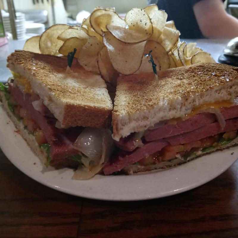 Fried Bologna Sandwich photo