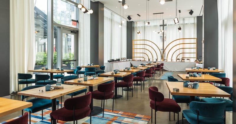Interior, dining area