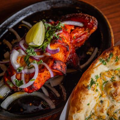 Marinated chicken breast.